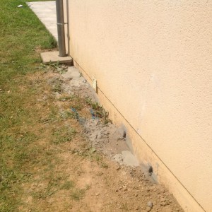 affaissement sol maison