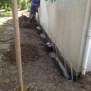 renforcer fondation maison